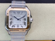 BV Factory卡地亞Cartier山度士40MM9015機芯複刻錶  BV Factory卡地亞Cartier山度士40MM9015機芯複刻錶