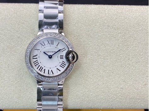 V6廠最新版V7版 一表一卡一編碼高仿卡地亞 藍氣球系列28mm瑞士057石英機芯複刻手錶  V6廠最新版V7版 一表一卡一編碼高仿卡地亞 藍氣球系列28mm瑞士057石英機芯複刻手錶