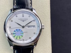 YL廠浪琴名匠3位雙日曆系列原版開模38.5MM 2836機芯複刻手錶