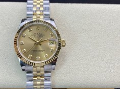 BP廠高仿勞力士‬女裝日誌型系列178384腕表31MM 2836-2機芯複刻手錶