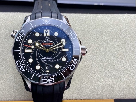 VS廠高仿歐米茄海馬300米潛水表女王密使50周年款007詹姆斯·邦德限量版複刻手錶