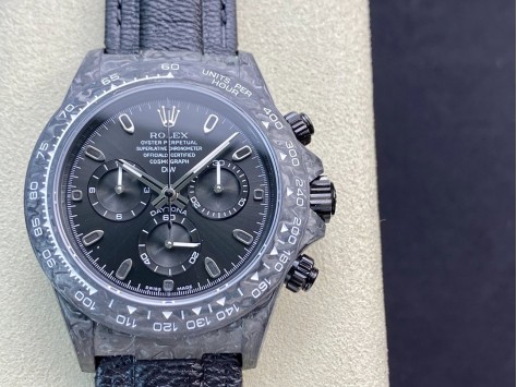 JH廠高仿勞力士碳纖維表殼宇宙計時迪通拿系列7750機芯40MM複刻手錶  JH廠高仿勞力士碳纖維表殼宇宙計時迪通拿系列7750機芯40MM複刻手錶