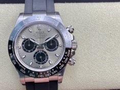 N廠高仿勞力士灰迪迪通拿系列4130機芯40MM複刻手錶  N廠高仿勞力士灰迪迪通拿系列4130機芯40MM複刻手錶