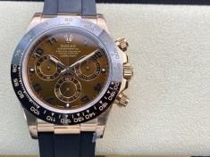 N廠V3升級版高仿勞力士 玫瑰金迪通拿系列4130機芯40MM複刻手錶