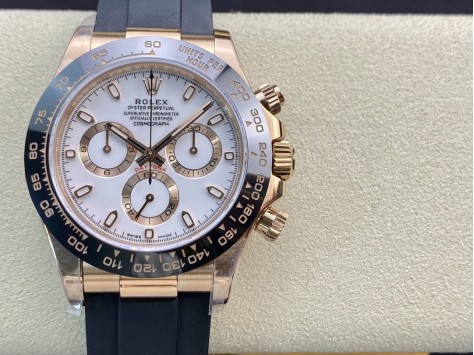 N廠V3升級版高仿勞力士 玫瑰金迪通拿系列4130機芯40MM複刻手錶  N廠V3升級版高仿勞力士 玫瑰金迪通拿系列4130機芯40MM複刻手錶