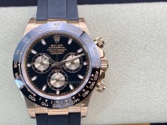 N廠V3升級版高仿勞力士 玫瑰金迪通拿系列4130機芯40MM複刻手錶  N廠V3升級版高仿勞力士 玫瑰金迪通拿系列4130機芯40MM複刻手錶