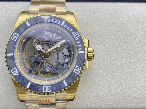 VR廠魔改勞力士鏤空潛航者116610改裝3130機芯40MM複刻手錶  VR廠魔改勞力士鏤空潛航者116610改裝3130機芯40MM複刻手錶