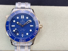 VS廠高仿歐米茄間玫金藍面海馬300米8800機芯42MM複刻手錶  VS廠高仿歐米茄間玫金藍面海馬300米8800機芯42MM複刻手錶