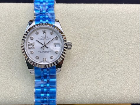 WF廠高仿勞力士女裝日誌型2671機芯28㎜日誌型279174-0009複刻手錶  WF廠高仿勞力士女裝日誌型2671機芯28㎜日誌型279174-0009複刻手錶