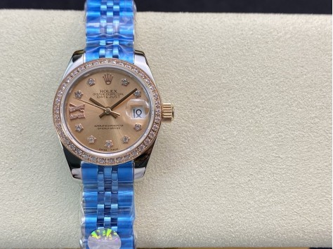 WF廠高仿勞力士女裝日誌型2671機芯28㎜日誌型279174-0009複刻手錶  WF廠高仿勞力士女裝日誌型2671機芯28㎜日誌型279174-0009複刻手錶