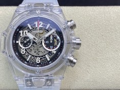 HB廠年度最佳複刻作品——恒寶 BIG BANG系列411.JX.4802.RT“全透明腕表”V2版本複刻手錶