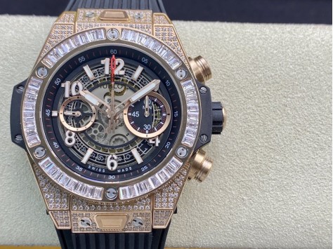 TA Factory宇舶HUBLOT 獨家新款帕拉伊巴腕表 恒寶BIG BANG系列UNICO大爆炸 45mm 腕表搭載宇舶獨特HUB 1242 Unico計時機芯  TA Factory宇舶HUBLOT 獨家新款帕拉伊巴腕表 恒寶BIG BANG系列UNICO大爆炸 45mm 腕表搭載宇舶獨特HUB 1242 Unico計時機芯