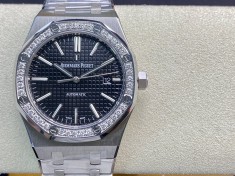 改裝專案:圈口改莫桑鑽圈  JF廠愛彼AP 15400超強"V5"升級版3120機芯41MM複刻手錶  改裝專案:圈口改莫桑鑽圈  JF廠愛彼AP 15400超強"V5"升級版3120機芯41MM複刻手錶