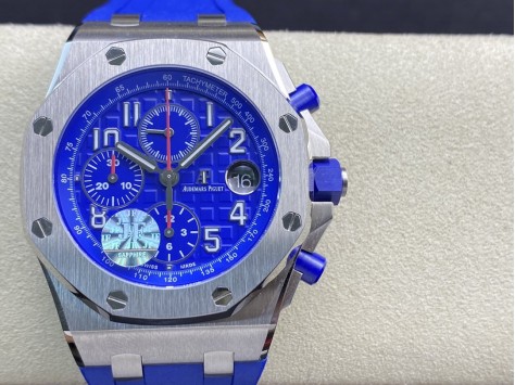 JF廠AP高仿愛彼 26470 陶瓷按鈕 搭載復刻原版3126全自動計時機芯  直徑42mm複刻手錶  JF廠AP高仿愛彼 26470 陶瓷按鈕 搭載復刻原版3126全自動計時機芯  直徑42mm複刻手錶