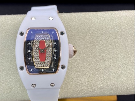 高仿理查德米勒RM07 紅唇陶瓷女表 表徑31mm·日本進口機械機芯複刻手錶