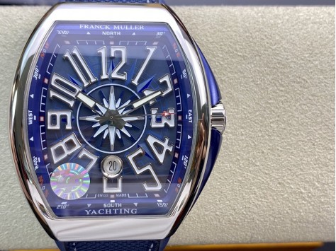 ZF廠高仿法蘭克/法穆蘭MEN'S COLLECTION系列V45遊艇腕表9015機芯45MM複刻手錶  ZF廠高仿法蘭克/法穆蘭MEN'S COLLECTION系列V45遊艇腕表9015機芯45MM複刻手錶