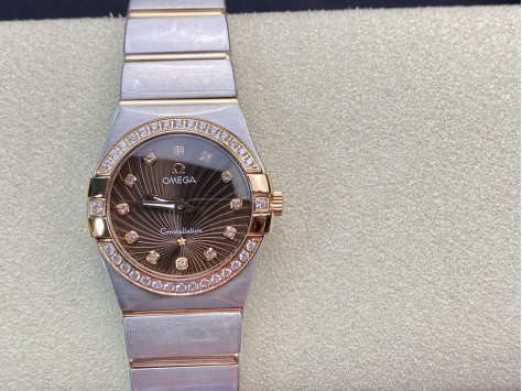 TW廠歐米茄星座系列27mm石英腕表高仿手錶