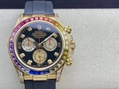 高仿勞力士Rolex全新彩虹圈迪通拿Daytona配7750機芯40MM複刻手錶  高仿勞力士Rolex全新彩虹圈迪通拿Daytona配7750機芯40MM複刻手錶