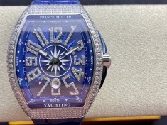 ABF廠Franck Muller 高仿法蘭克穆勒 FM Vanguard Yachting V45遊艇系列 44MM複刻手錶