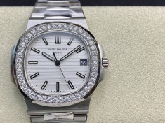 改裝專案:改裝莫桑鑽圈口PPF Factory百達翡麗鸚鵡螺 市場最高V3版本 頂級複刻手錶  改裝專案:改裝莫桑鑽圈口PPF Factory百達翡麗鸚鵡螺 市場最高V3版本 頂級複刻手錶