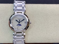 GS廠浪琴表心月系列月相腕表瑞士石英機芯31MM複刻手錶  GS廠浪琴表心月系列月相腕表瑞士石英機芯31MM複刻手錶