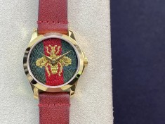 原單古馳Original G ucci最新小蜜蜂刺繡女表27MM複刻手錶  原單古馳Original G ucci最新小蜜蜂刺繡女表27MM複刻手錶