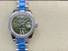 WF廠高仿勞力士女表日誌型2671機芯28㎜日誌型279174-0009複刻手錶