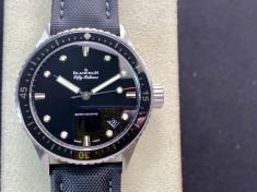 8F廠高仿寶珀(Blancpain)五十尋50尋系列 5000-1110-B52A自製Cal.1315機芯43MM複刻手錶