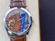 FL廠琺瑯廠百達翡麗撞色款5077系列Cal.240機械39MM複刻手錶  FL廠琺瑯廠百達翡麗撞色款5077系列Cal.240機械39MM複刻手錶