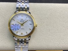 MKS廠歐米茄女表蝶飛經典系列9015機芯33MM複刻手錶