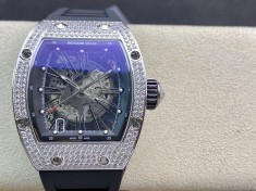高仿理查德米勒Richard Mille 滿鑽RM010系列全自動機械機芯41MM複刻手錶  高仿理查德米勒Richard Mille 滿鑽RM010系列全自動機械機芯41MM複刻手錶