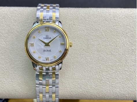 ZF 廠真“芯”出品高仿 歐米茄女表蝶飛石英系列腕表27MM複刻手錶  ZF 廠真“芯”出品高仿 歐米茄女表蝶飛石英系列腕表27MM複刻手錶