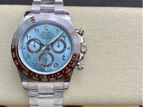 N廠高仿勞力士Daytona迪通拿系列中東迪拜限量版（阿拉伯刻度）4130一體機芯40MM複刻手錶