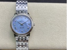 ZF 廠高仿歐米茄女表蝶飛石英系列腕表 1376石英機芯27MM複刻手錶手表