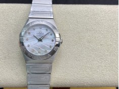 SSS 3S出品高仿歐米茄 星座系列女表1376正品機芯27MM複刻手錶  SSS 3S出品高仿歐米茄 星座系列女表1376正品機芯27MM複刻手錶