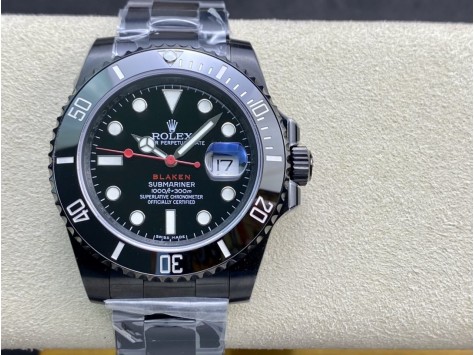V9廠高仿勞力士黑化水鬼BLAKEN官方同款曜黑版3135機芯40MM複刻手錶  V9廠高仿勞力士黑化水鬼BLAKEN官方同款曜黑版3135機芯40MM複刻手錶