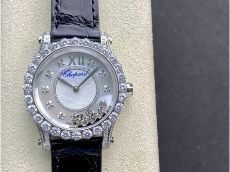 高仿蕭邦HAPPYDIAMONDS快樂鑽2892機械機芯鱷魚皮帶複刻手錶手表 高仿蕭邦HAPPYDIAMONDS快樂鑽2892機械機芯鱷魚皮帶複刻手錶手表