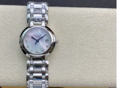 全套包裝鑽面石英款高仿浪琴心月 L81104876石英腕表複刻手錶