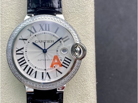 V6廠一表一卡一碼V7版高仿卡地亞藍氣球2824機芯42mm複刻手錶  V6廠一表一卡一碼V7版高仿卡地亞藍氣球2824機芯42mm複刻手錶