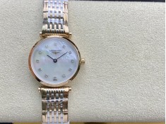 經典不敗的浪琴嘉嵐系列-休閒時尚女士石英腕表尺寸24mm複刻手錶