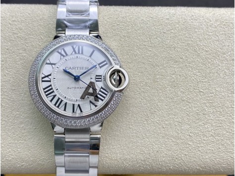 V6廠一表一碼一卡完美複刻V7版高仿卡地亞藍氣球33MM複刻手錶  V6廠一表一碼一卡完美複刻V7版高仿卡地亞藍氣球33MM複刻手錶
