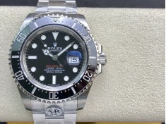 AR廠勞力士超級904L SEA-DWELLER 126600單紅海使鬼王2824機芯43MM複刻手錶