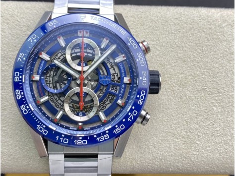 XF廠泰格豪雅卡來拉-全新騷藍面2824機芯複刻手錶