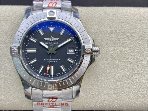 GF 新品高仿百年靈復仇者自動機械腕表Avenger Automatic 43MM複刻手錶