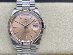 稀缺款BP高仿勞力士香檳色星期日志系列2836機芯40mm複刻手錶