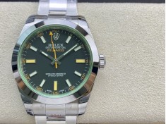 DJ高仿勞力士閃電綠玻璃 MILGAUSS系列116400複刻手錶