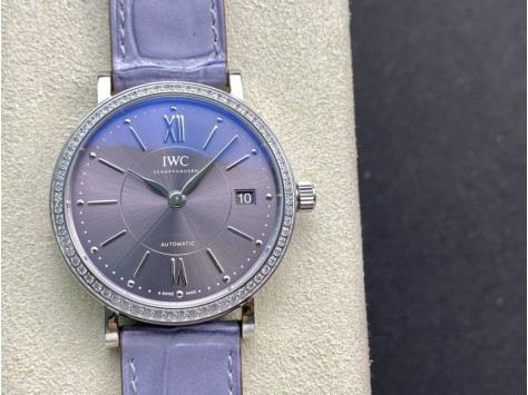 V7廠高仿萬國柏濤菲諾37mm女表複刻手錶 V7廠高仿萬國柏濤菲諾37mm女表複刻手錶