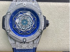 HB全新“豪華版”恒寶 宇舶Big Bang 刺青滿鑽複刻手錶  HB全新“豪華版”恒寶 宇舶Big Bang 刺青滿鑽複刻手錶
