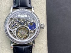 仿表百達翡麗鏤空雙大儲存動能手動陀飛輪機芯複刻手錶  仿表百達翡麗鏤空雙大儲存動能手動陀飛輪機芯複刻手錶