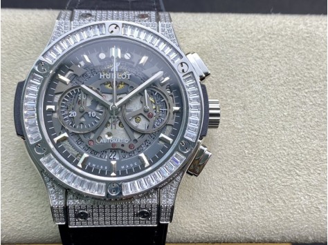 TA出品宇舶hublot恒寶滿鑽經典融合CLASSIC FUSION系列計時腕表高仿手錶